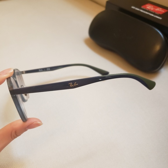 Rayban | Navy Blue Eye Glasses frames - Picture 2 of 6